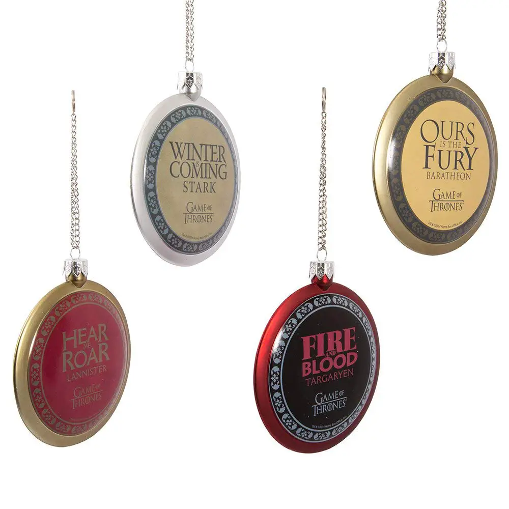 Game of Thrones Christmas Ornaments - The Seven Kingdoms of Westeros