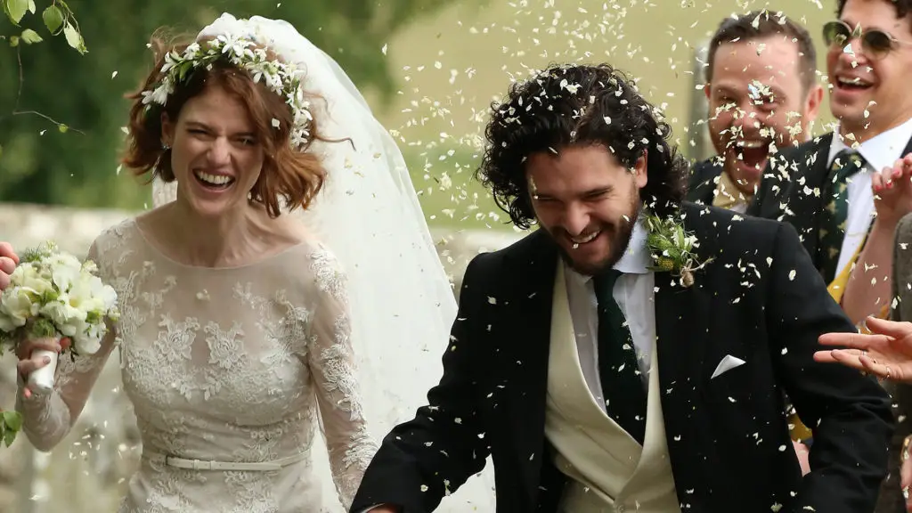 Kit Harington And Rose Leslie Emerge 