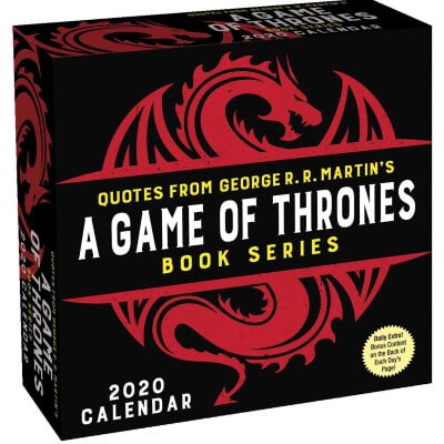 A Game of Thrones Quotes Calendar 2020