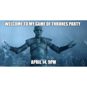 Game of Thrones Invitation
