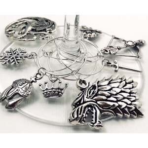 Game of Thrones wine charms