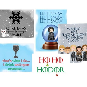 Hodor Christmas cards