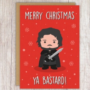 Jon Snow Christmas card 2