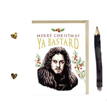 Jon Snow Christmas card