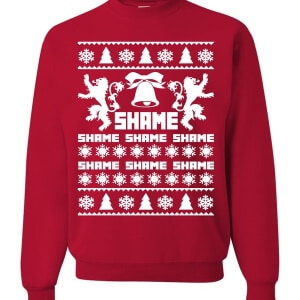 Shame ugly Christmas Sweater