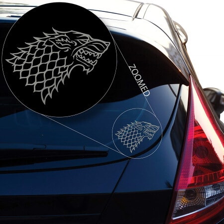 Stark Direwolf Decal