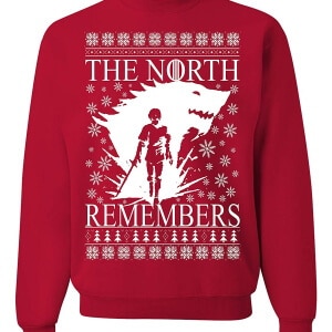 The north remembers ugly Christmas sweater