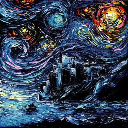 Van Gogh-ish Kings Landing