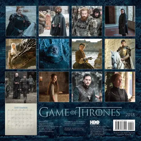 Game of Thrones Calendar