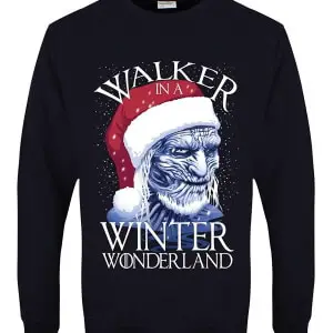 walker in Christmas Ugly sweater