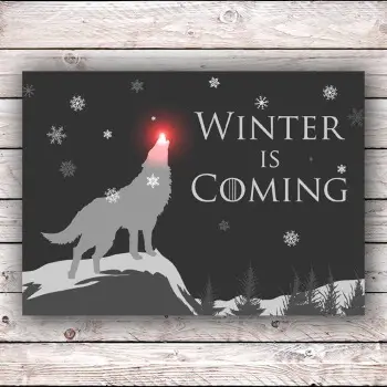 winter is coming card
