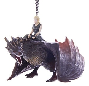 Daenerys with Dragon Ornament