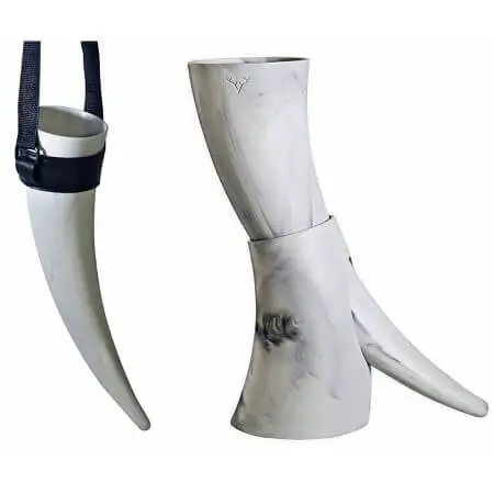 Viking Drinking Horn with stand