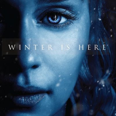 Daenerys Targaryen Winter is Here Poster
