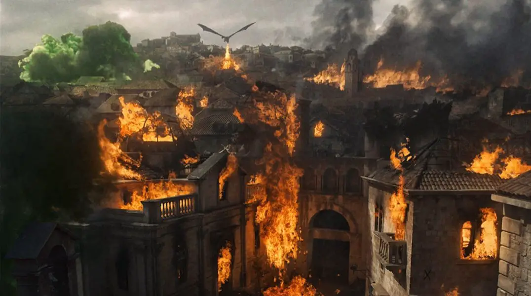 Drogon burns King's Landing