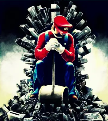 Super Mario on Consoles Thrones