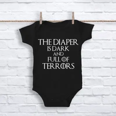 The diaper is dark and full of terrors